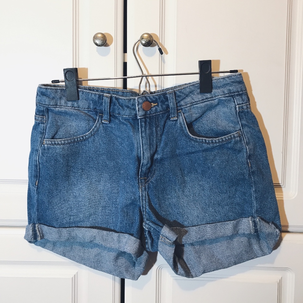 High Waisted Jean Shorts